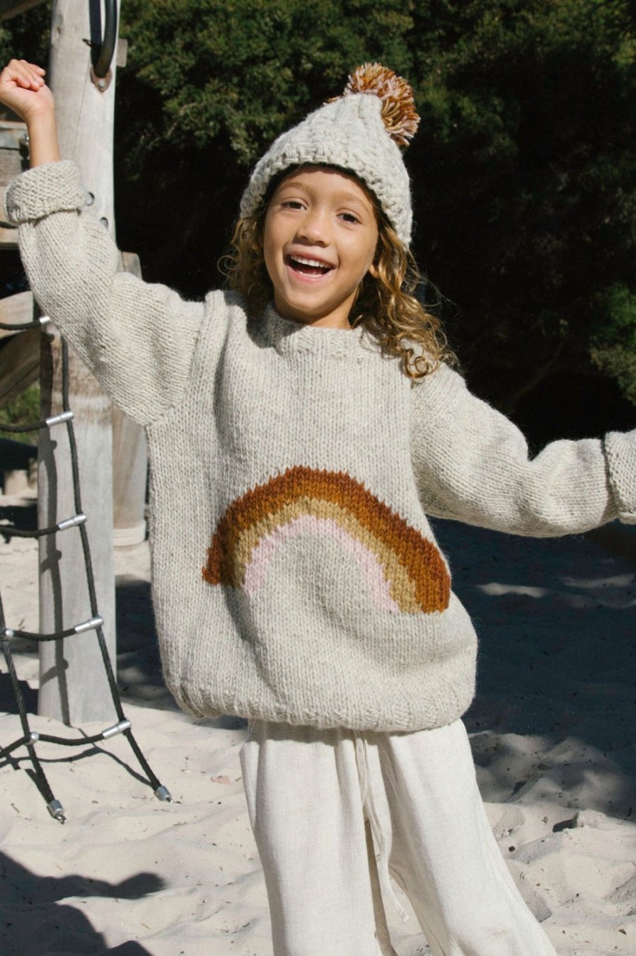 Kids Hobo and Hatch | Kids Dune Knit-Rainbow