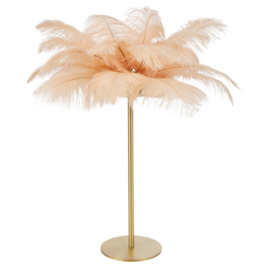 Homewares Amalfi | Society Home-Feathered Table Lamp