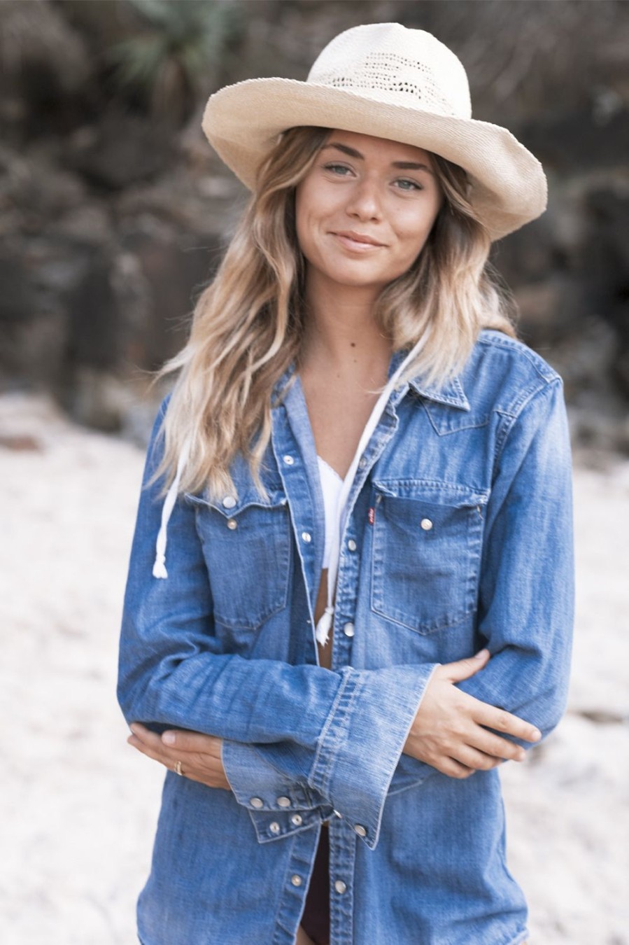 Accessories Fallen Broken Street | The Lover Hat-Natural Straw