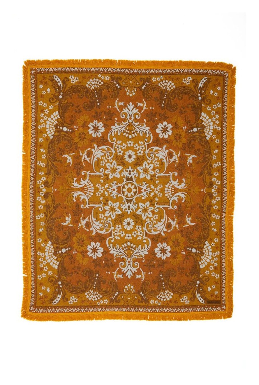 Homewares Wandering Folk | Wandering Folk Throw Rug-Ginger