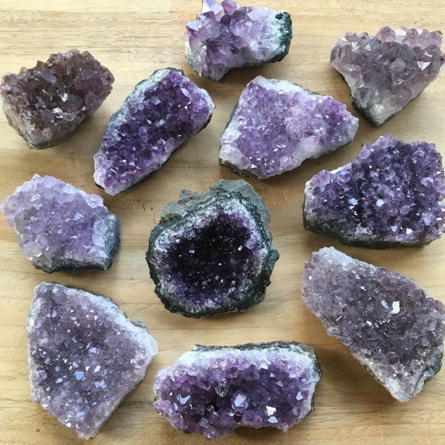 Homewares Plant Essentials | Amethyst Cluster Crystals