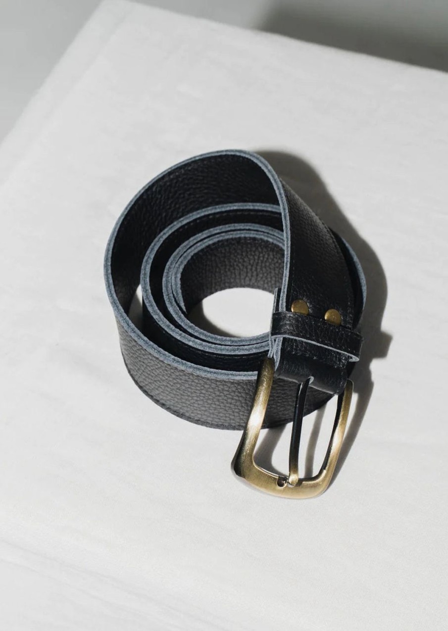 Accessories Hobo and Hatch | Hobo And Hatch-Classic Belt-Noir