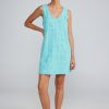 Clothing & Accessories Poolside Paradiso | Poolside Paradiso-Mai Tai V Tunic Dress-Aqua