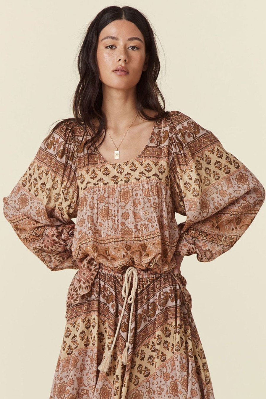 Clothing & Accessories Spell | Spell-Lovers Beach Blouse-Mauve