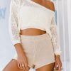 Clothing & Accessories Tropical Dream | Tropical Dream-Sheba Deluxe Crochet Top-Ivory