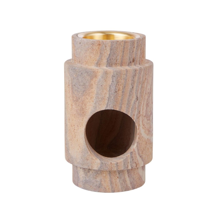 Homewares Amalfi | Amalfi-Sandblastered Sandstone Oil Burner