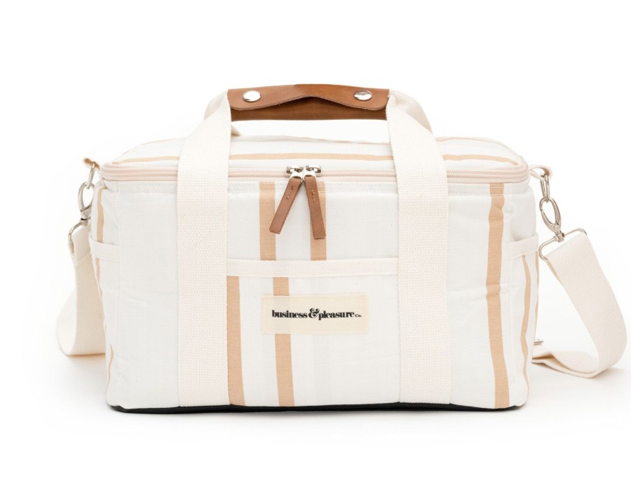 Lifestyle Business & Pleasure Co | Premium Cooler-Sand Two Stripe