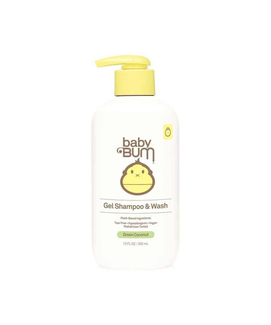 Lifestyle Sun Bum | Baby Bum Foaming Shampoo & Wash-Green Coconut