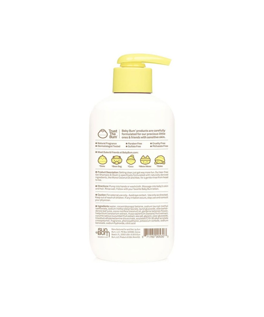 Lifestyle Sun Bum | Baby Bum Foaming Shampoo & Wash-Green Coconut