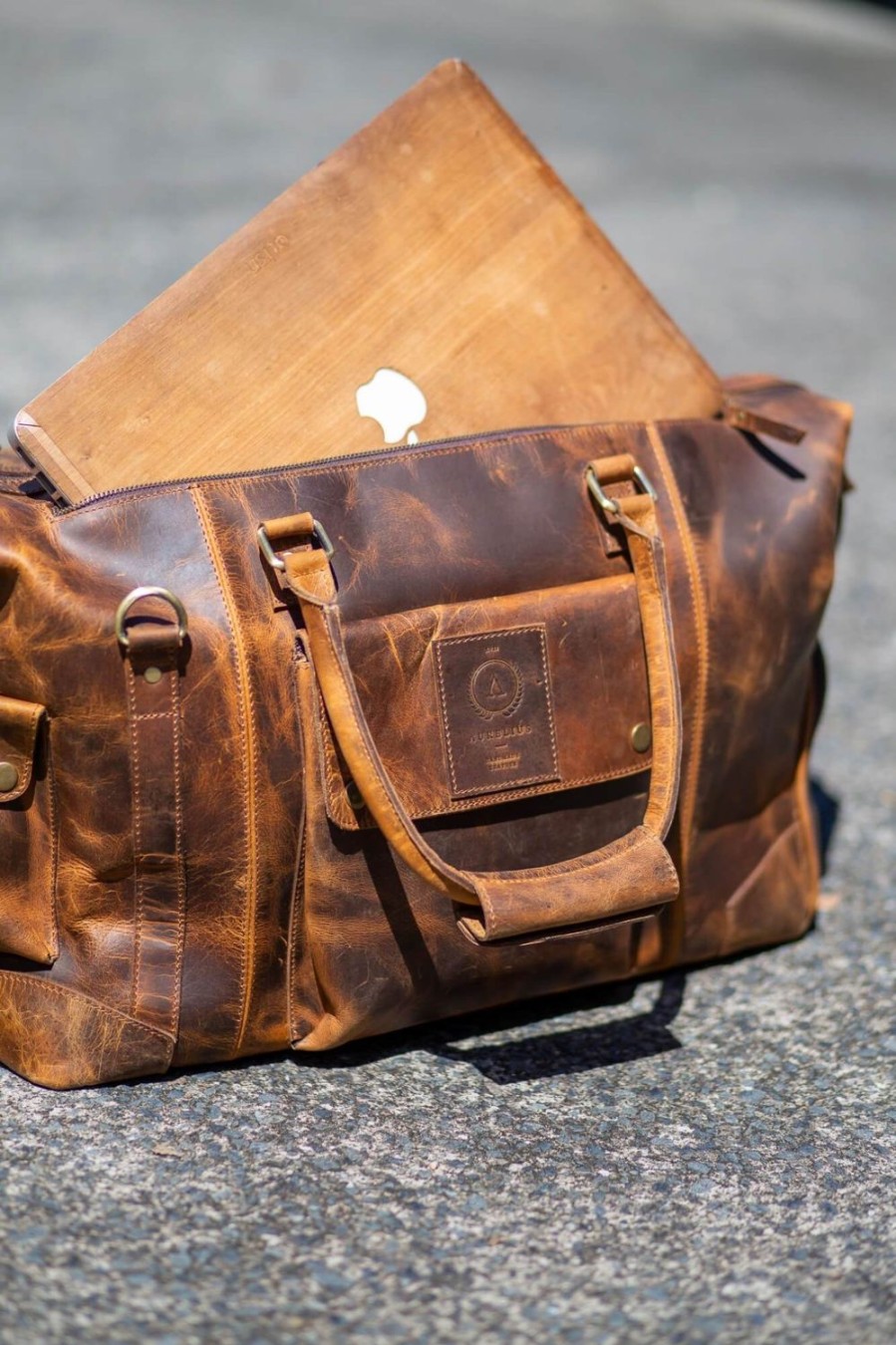 Accessories Aurelius Leather | Aurelius Leather-Branson Weekend Bag