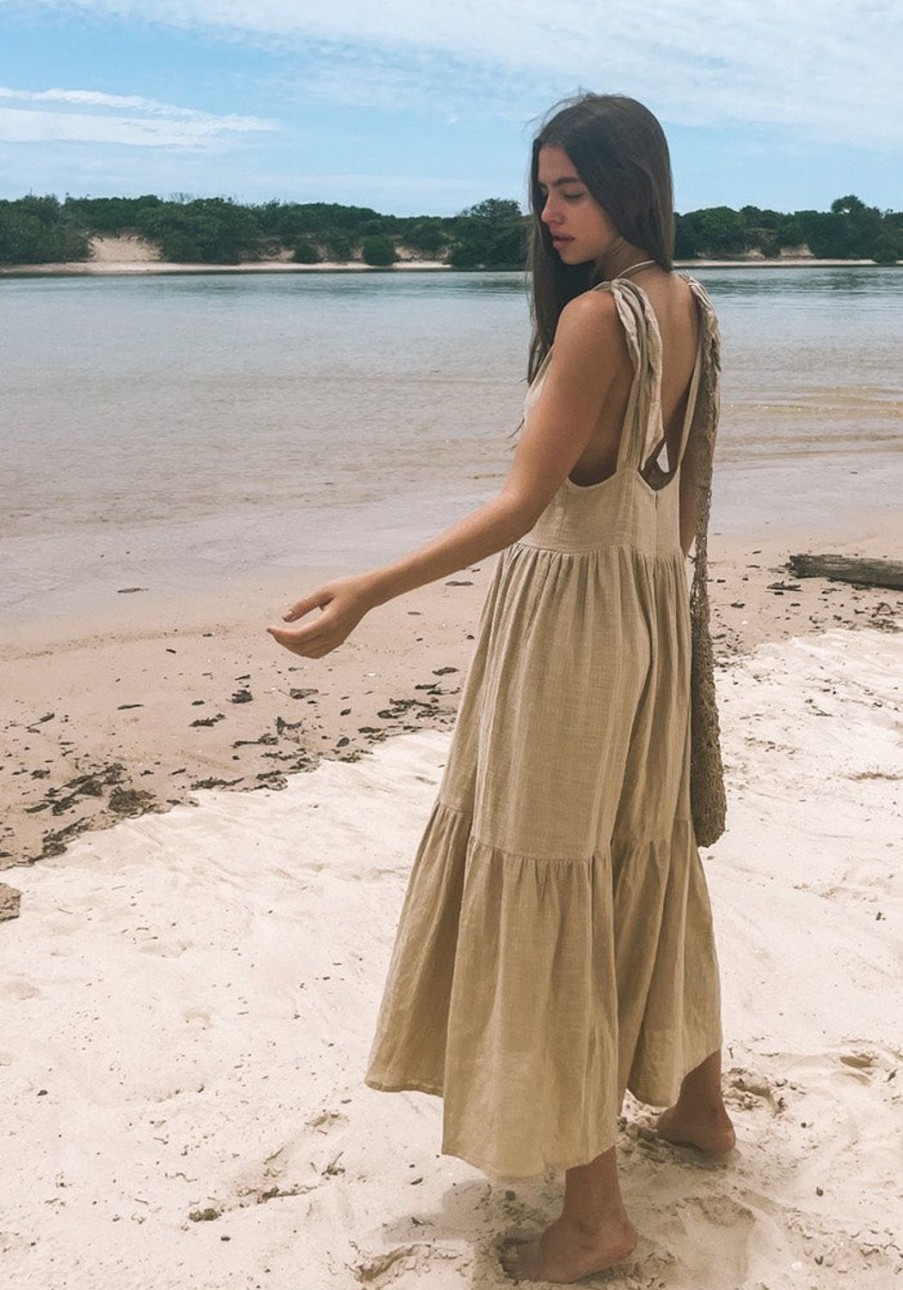 Clothing & Accessories Cabo Gypsy | Cabo-Samara Dress-Almond