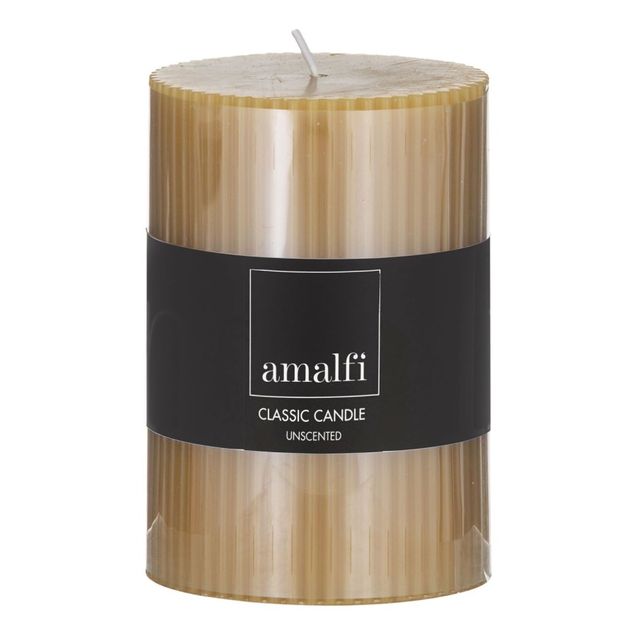 Homewares Amalfi | Amalfi Ribbed Pillar Candles