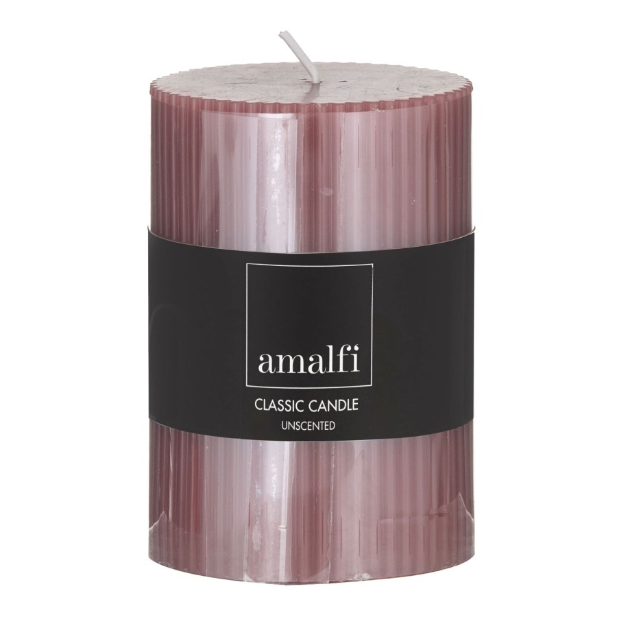 Homewares Amalfi | Amalfi Ribbed Pillar Candles