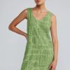 Clothing & Accessories Poolside Paradiso | Poolside Paradiso-Mai Tai V Tunic Dress-Palm