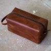 Accessories Aurelius Leather | Aurelius Leather-Tan Toiletry Bag