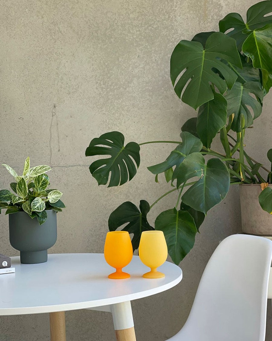 Homewares Porter Green | Morelia Stemm-Unbreakable Silicone Wine Glasses