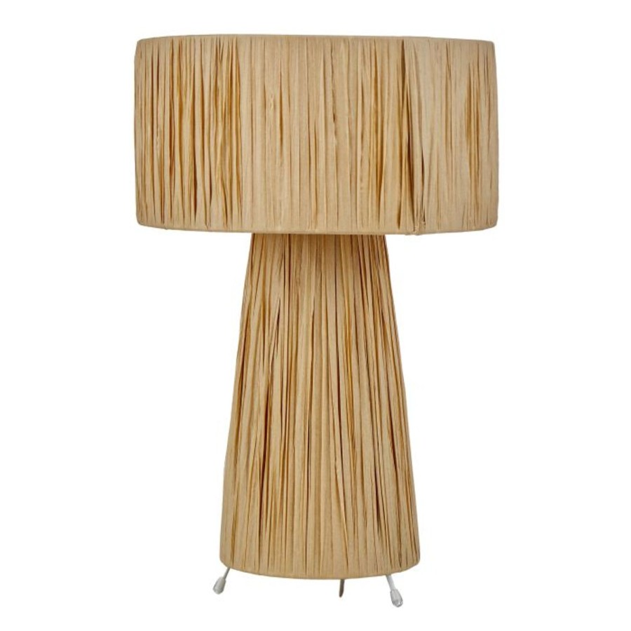 Homewares Amalfi | Raffia Look Table Lamp