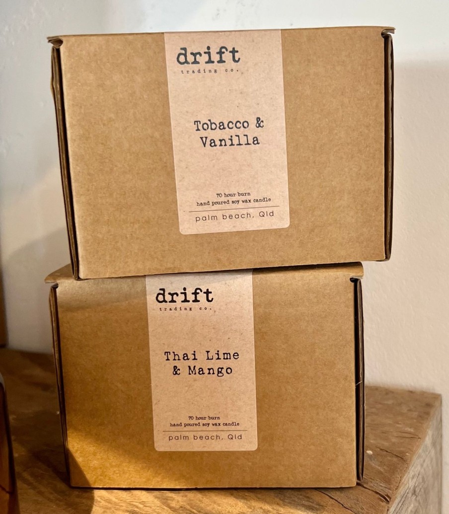 Homewares Drift Trading Co | Drift Boxed Candle Glass X Large