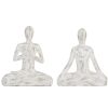 Homewares Amalfi | Yoga Pose Scultpures-White Wash