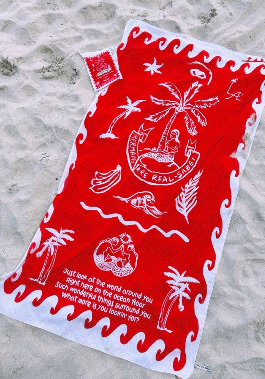 Lifestyle Sabbi | Sabbi-Mermaid Sarong-Red