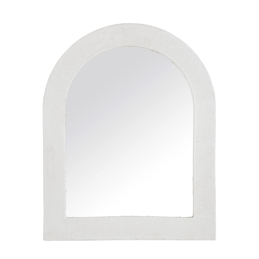 Homewares Amalfi | White Sand Arch Mirror