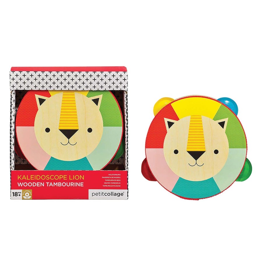 Kids Amalfi | Lion Wooden Tambourine