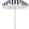 Lifestyle Business & Pleasure Co | Holiday Beach Umbrella-Navy Stripe