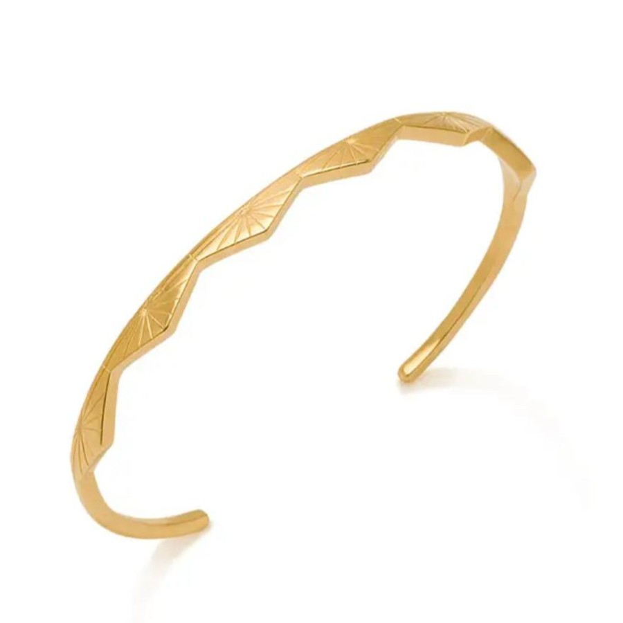 Accessories Sun Soul | Sun Soul-Sunburst Cuff Bracelet