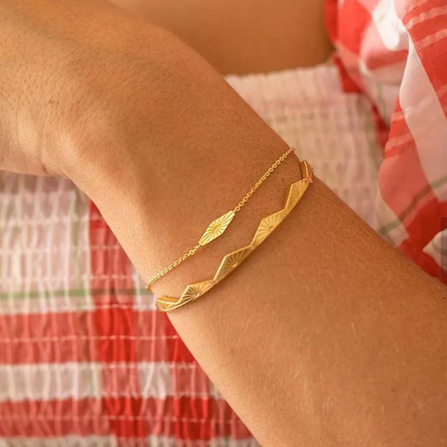 Accessories Sun Soul | Sun Soul-Sunburst Cuff Bracelet