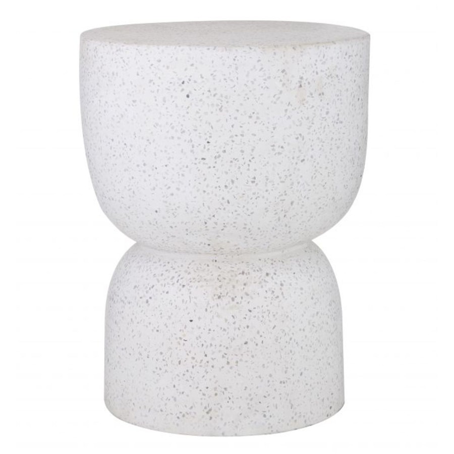 Furniture Amalfi | Kaia Side Table/Stool White Terazzo