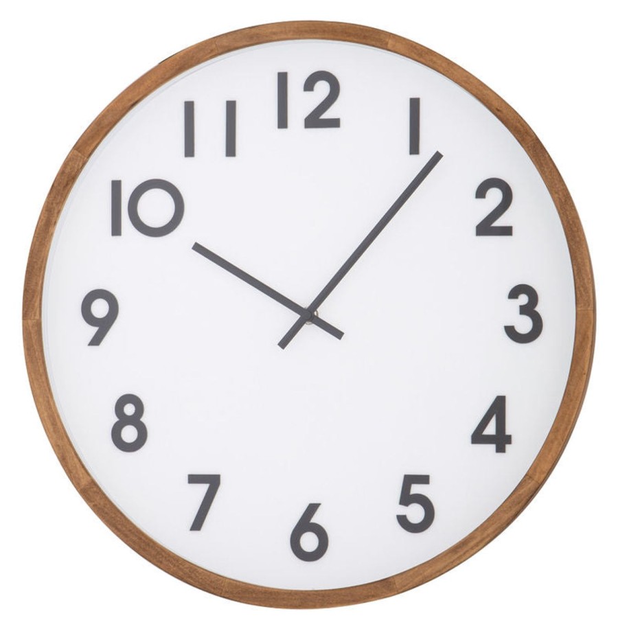 Homewares Amalfi | Leonard Wall Clock-Dark, Black And White