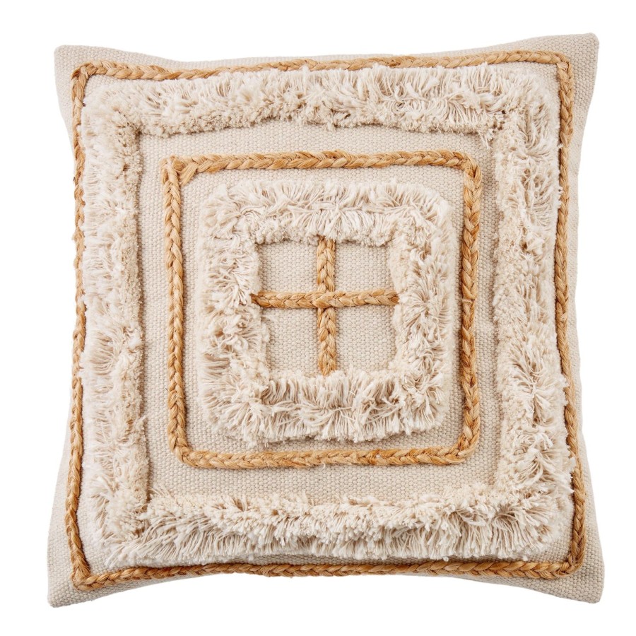 Homewares Amalfi | Amalfi Woven Embroidery Cushion