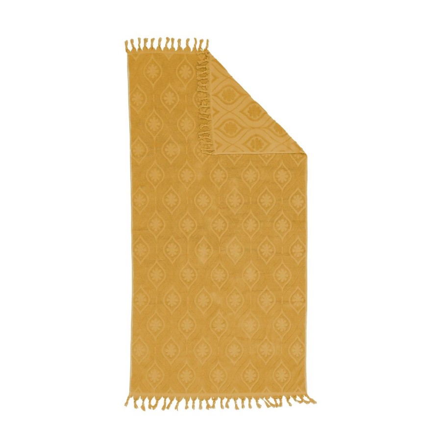 Lifestyle Wandering Folk | Wandering Folk Daisy Beach Towel-Golden