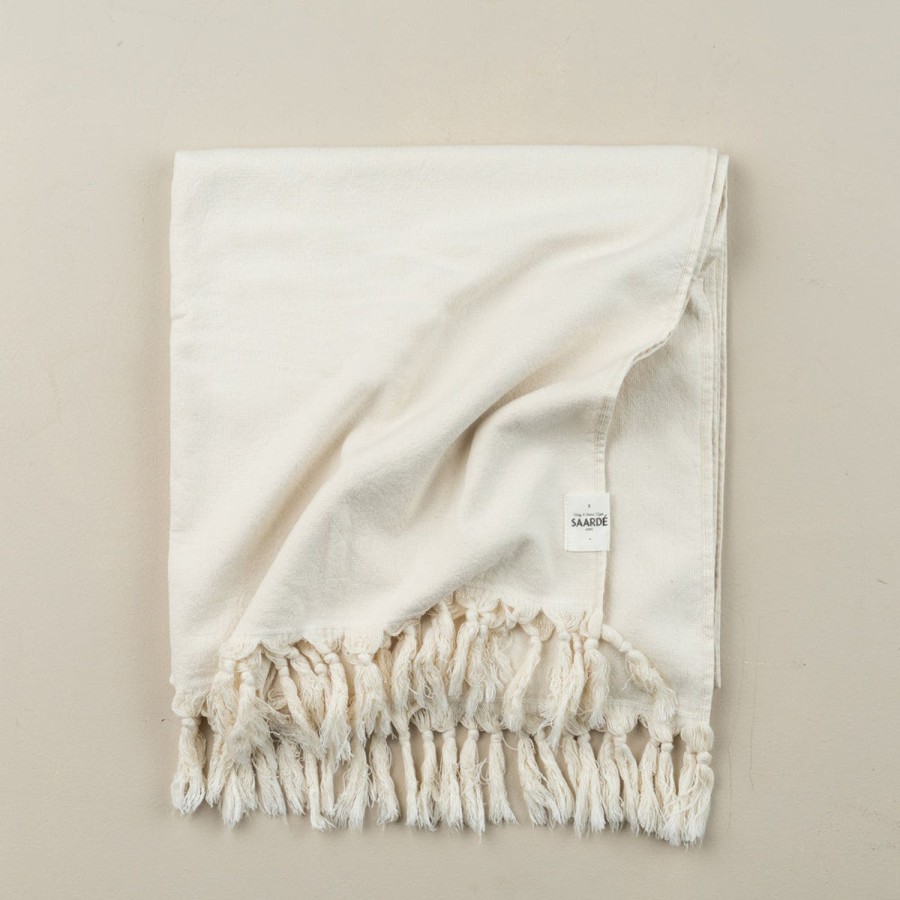 Lifestyle Saarde | Saarde Vintage Wash Towel Range-Oatmeal