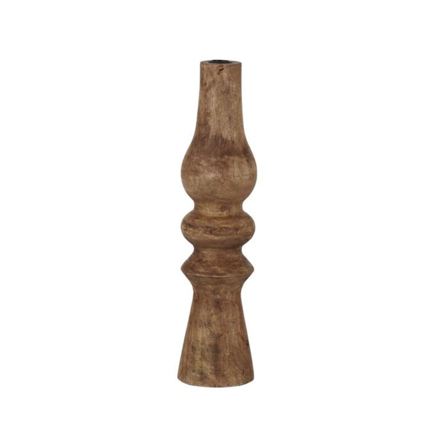 Homewares Coast to Coast Home | Ctc-Turn Wood Candle Holders-Natural