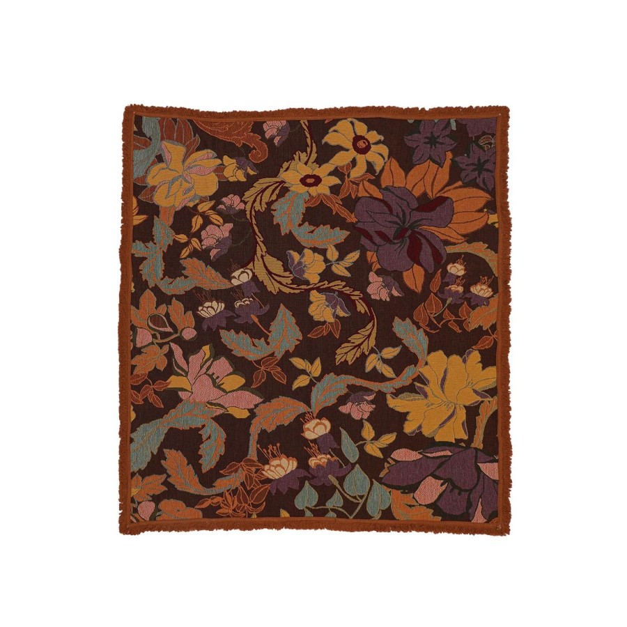 Lifestyle Wandering Folk | Wandering Folk Throw Rug-Flora Plum