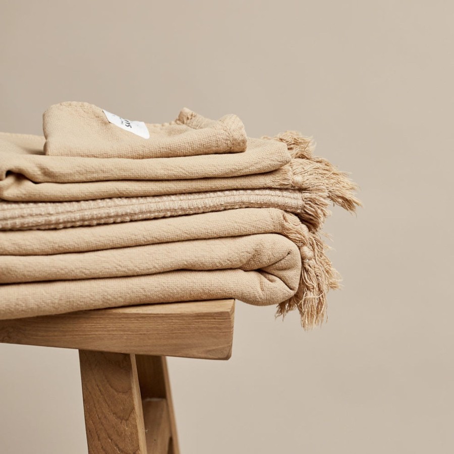 Lifestyle Saarde | Saarde Vintage Wash Towel Range-Nutmeg