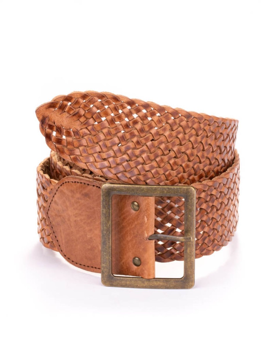 Accessories Taboo | Marrakesh Wide Leather Belt T-Bar ,