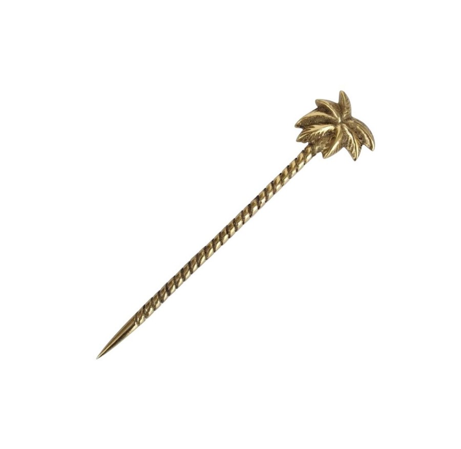 Homewares Pineapple Traders | Brass Cocktail Swizzle Stick