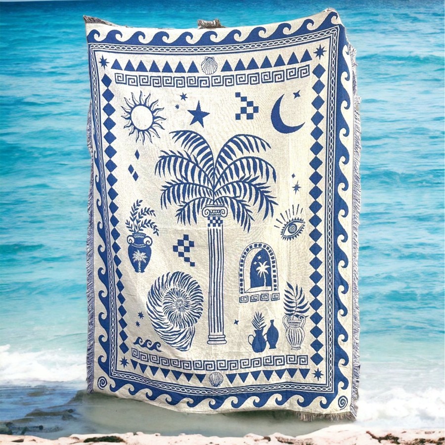 Lifestyle Holliday Home | Holliday Home-Mediterranean Woven Picnic Rug / Throw