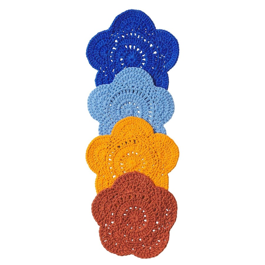 Homewares Sage and Clare | Sage X Clare-Chumo Crochet Coaster Set-Lapis