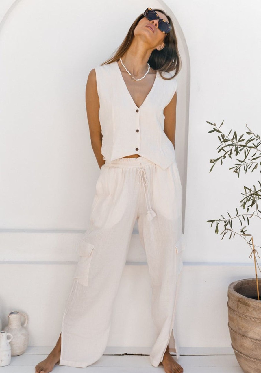 Clothing & Accessories Cabo Gypsy | Cabo-The Cove Cargo Pant-Shell