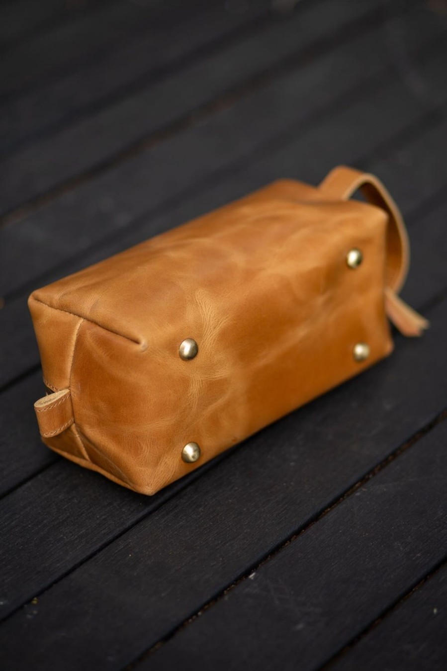 Accessories Aurelius Leather | Aurelius Leather-Light Tan Toiletry Bag