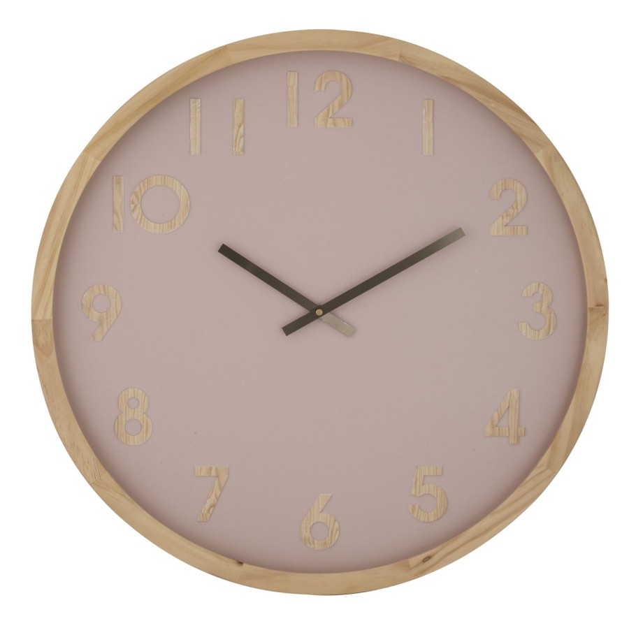 Homewares Amalfi | Leonard Wall Clock Pink 61X6X61Cm