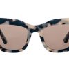 Accessories Bask Eyewear | Bask Dusk-Beige Tort