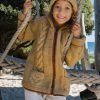 Kids Hobo and Hatch | Kids Tide Zip Cardigan-Butterscotch