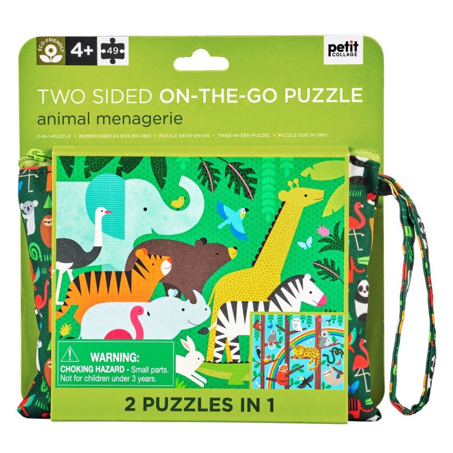 Lifestyle Amalfi | On The Go Puzzle-2 Sided-Animal Menagerie