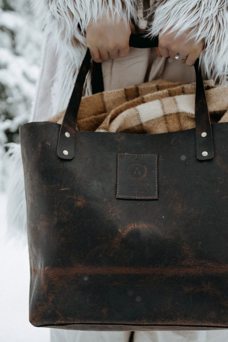 Accessories Aurelius Leather | Aurelius Leather-Chester Mini Tote Bag