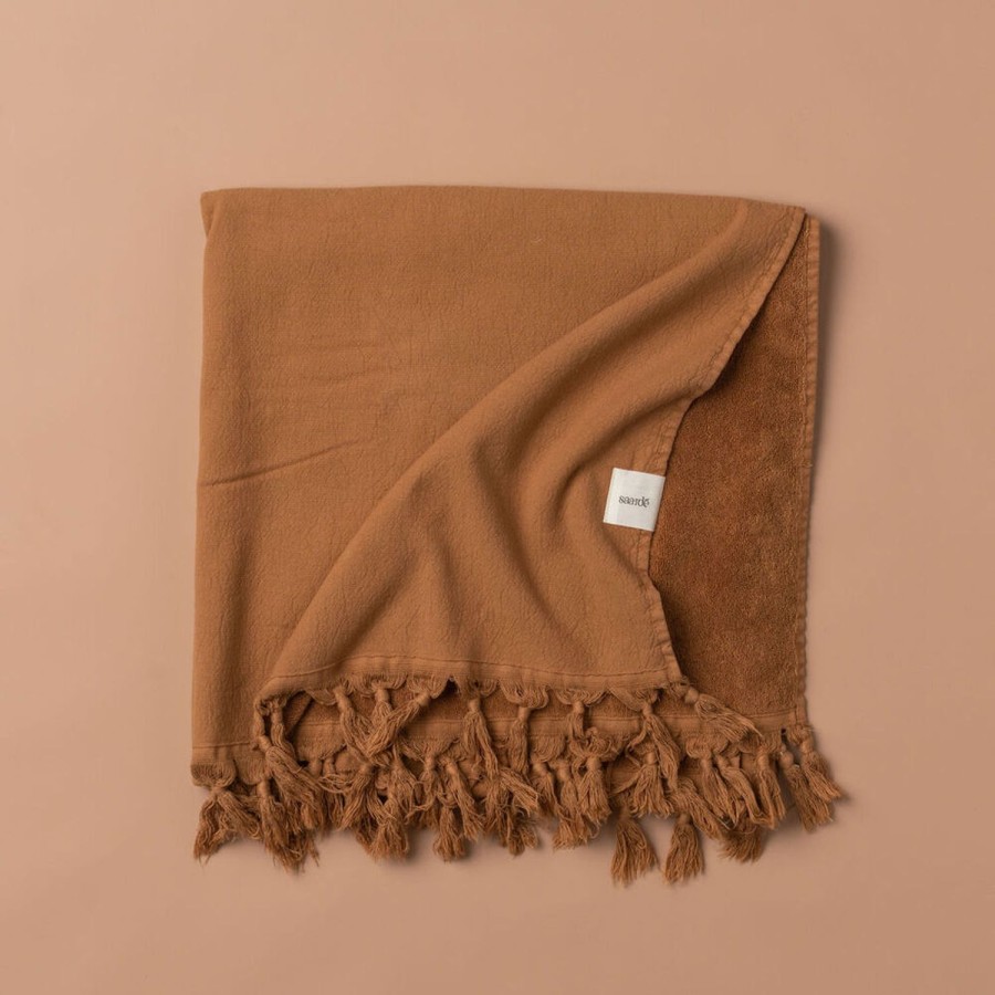 Lifestyle Saarde | Saarde Vintage Wash Towel Range-Terracotta