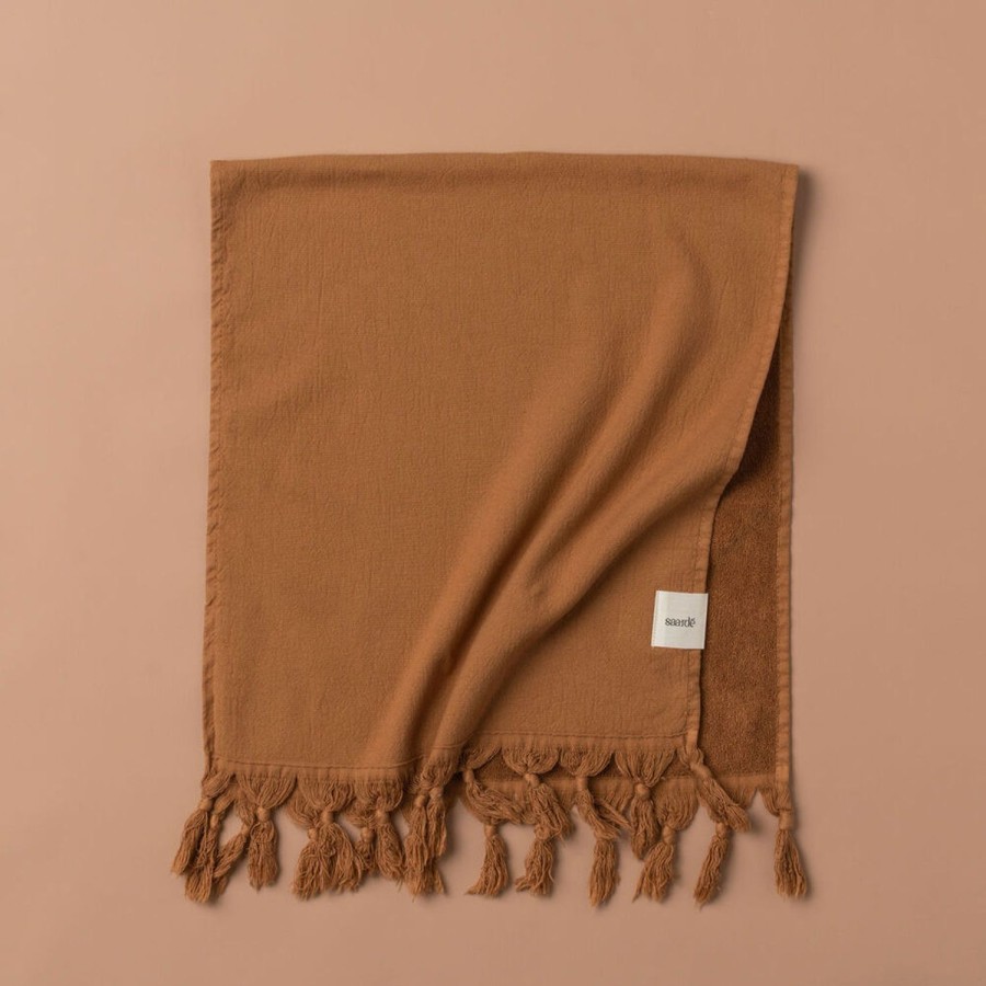 Lifestyle Saarde | Saarde Vintage Wash Towel Range-Terracotta